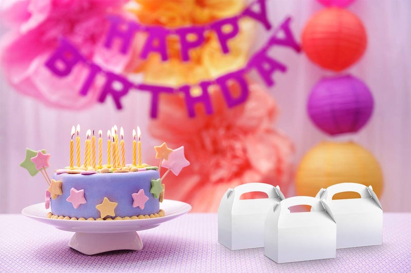 ValBox صناديق هدايا فال بوكس 30 عبوة - صناديق هدايا بيضاء للأطفال في حفلات عيد الميلاد، الزفاف، حفلات استقبال المواليد، 6.2 × 3.5 × 3.5 بوصة - Image 5